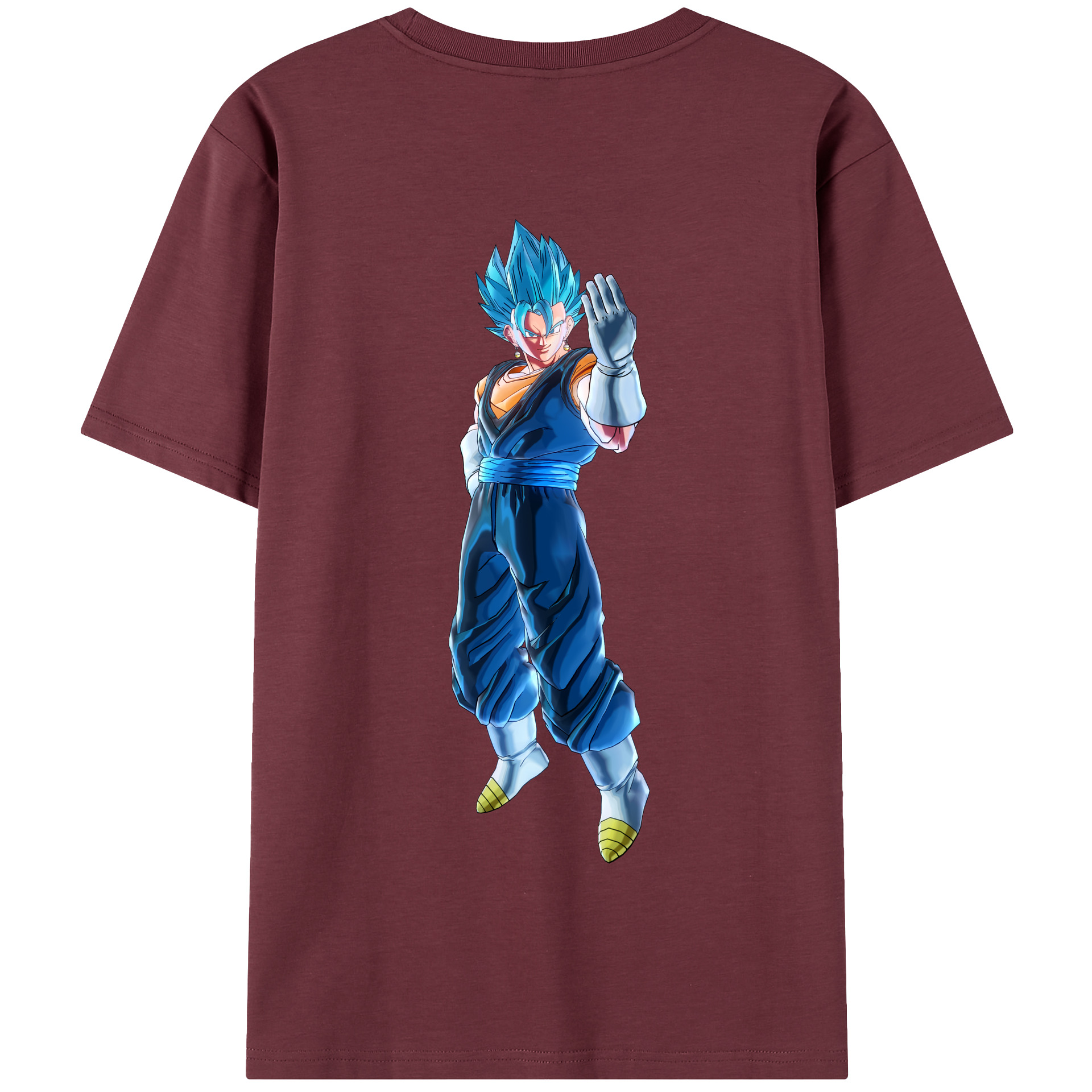 （画像用） ドラゴンボール ベジット DRAGON BALL Vegetto 綿100％半袖Tシャツ（背面プリント）
